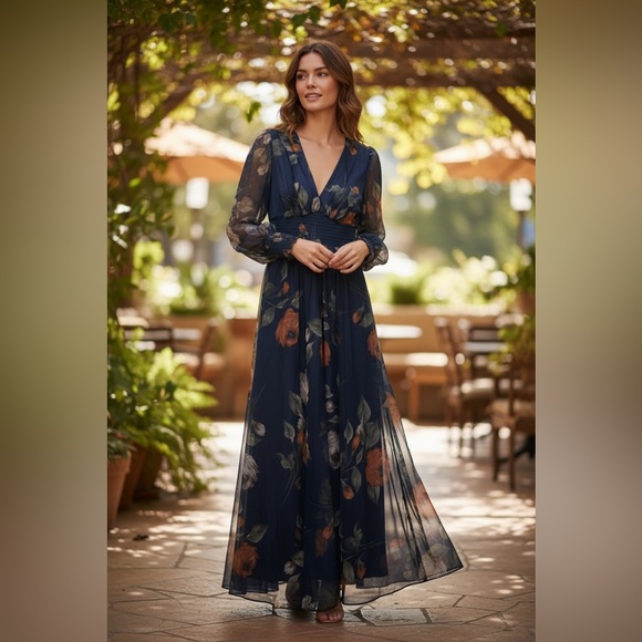 Baltic Born Layla Tulle Maxi Dress - Picture 1 of 16